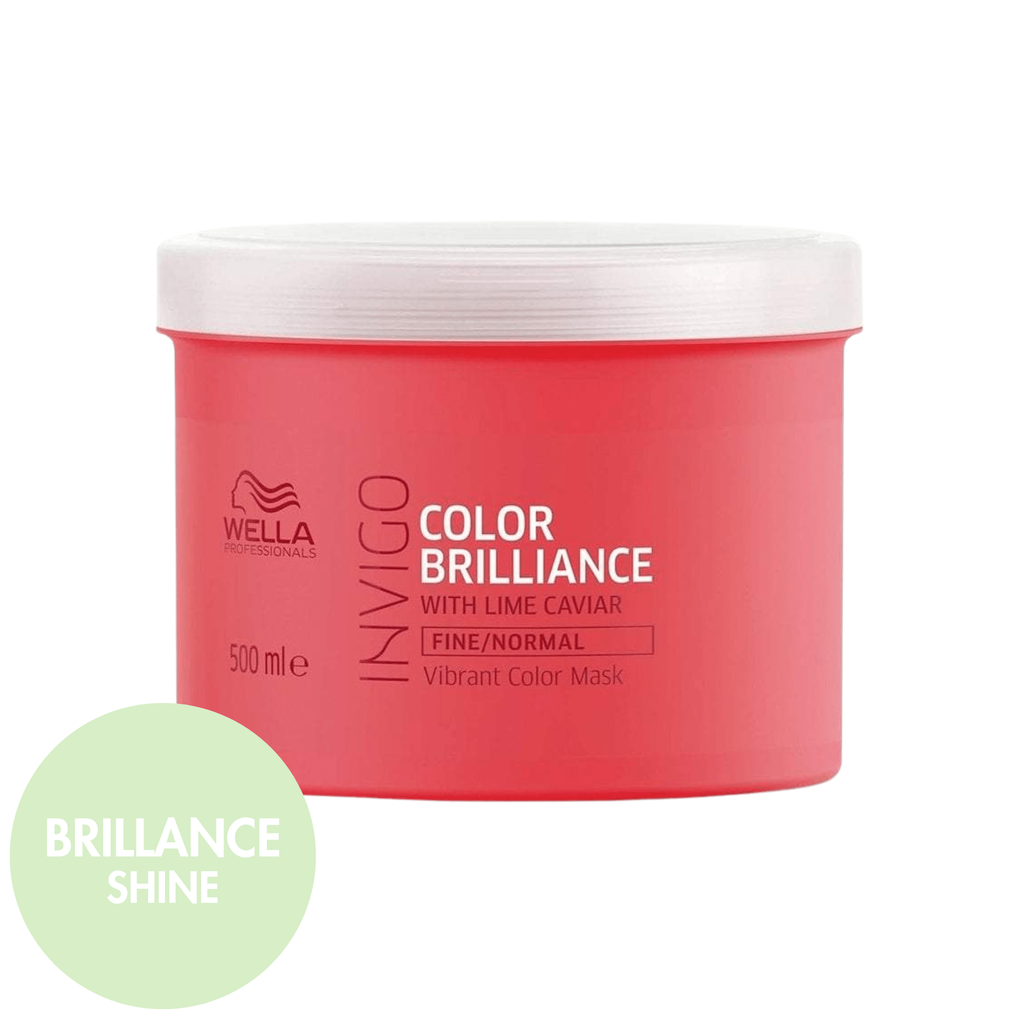 Wella. Invigo Brilliance Masque pour Cheveux Fins/Normaux - 500 ml - Concept C. Shop