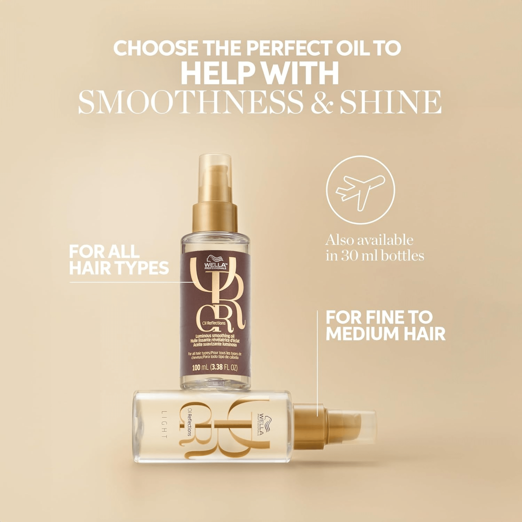 Wella. Oil Reflections Huile Lissante Révélatrice d'Éclat - 100 ml - Concept C. Shop