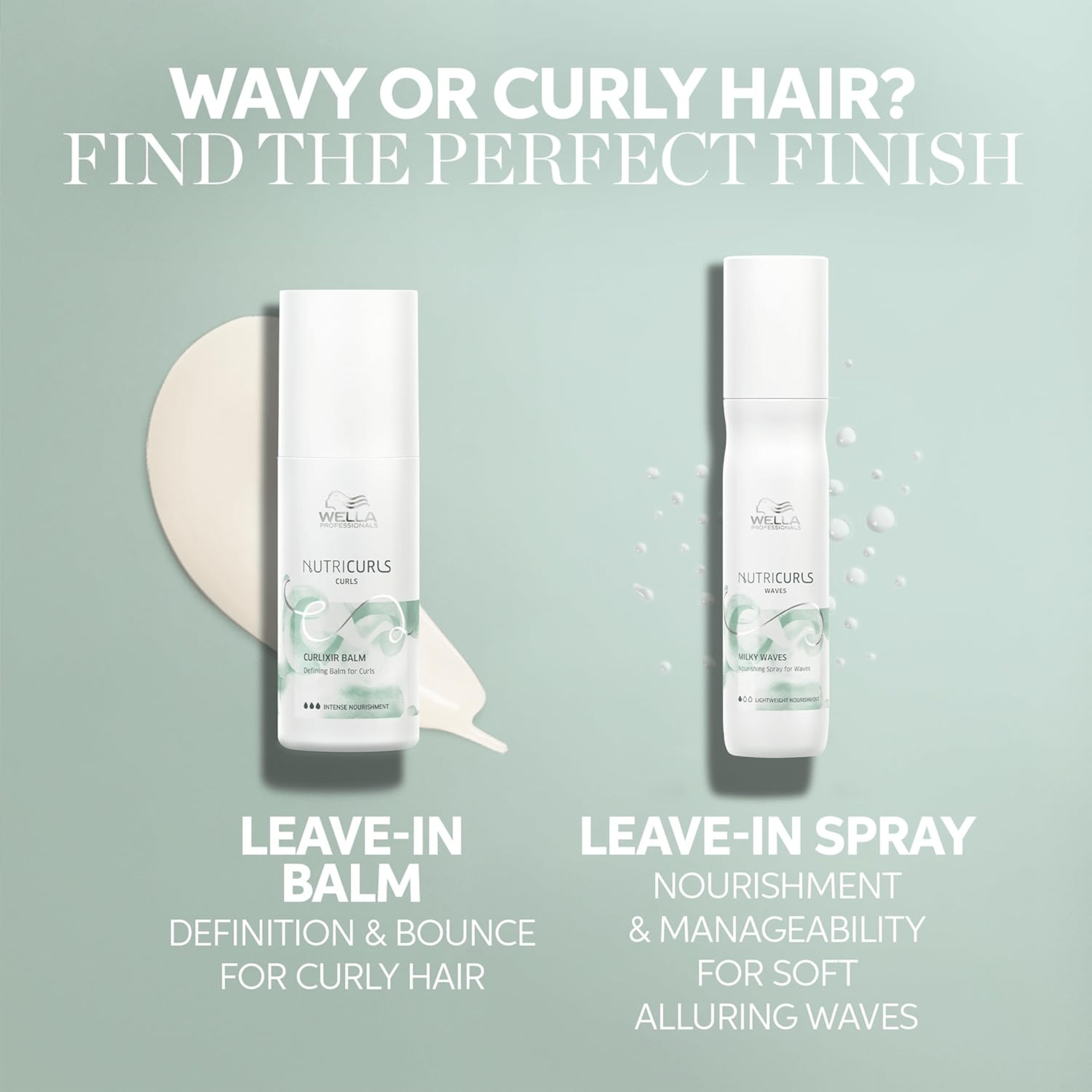 Wella. Revitalisant Nettoyant Nutricurls Curls and Waves - 250 ml - Concept C. Shop