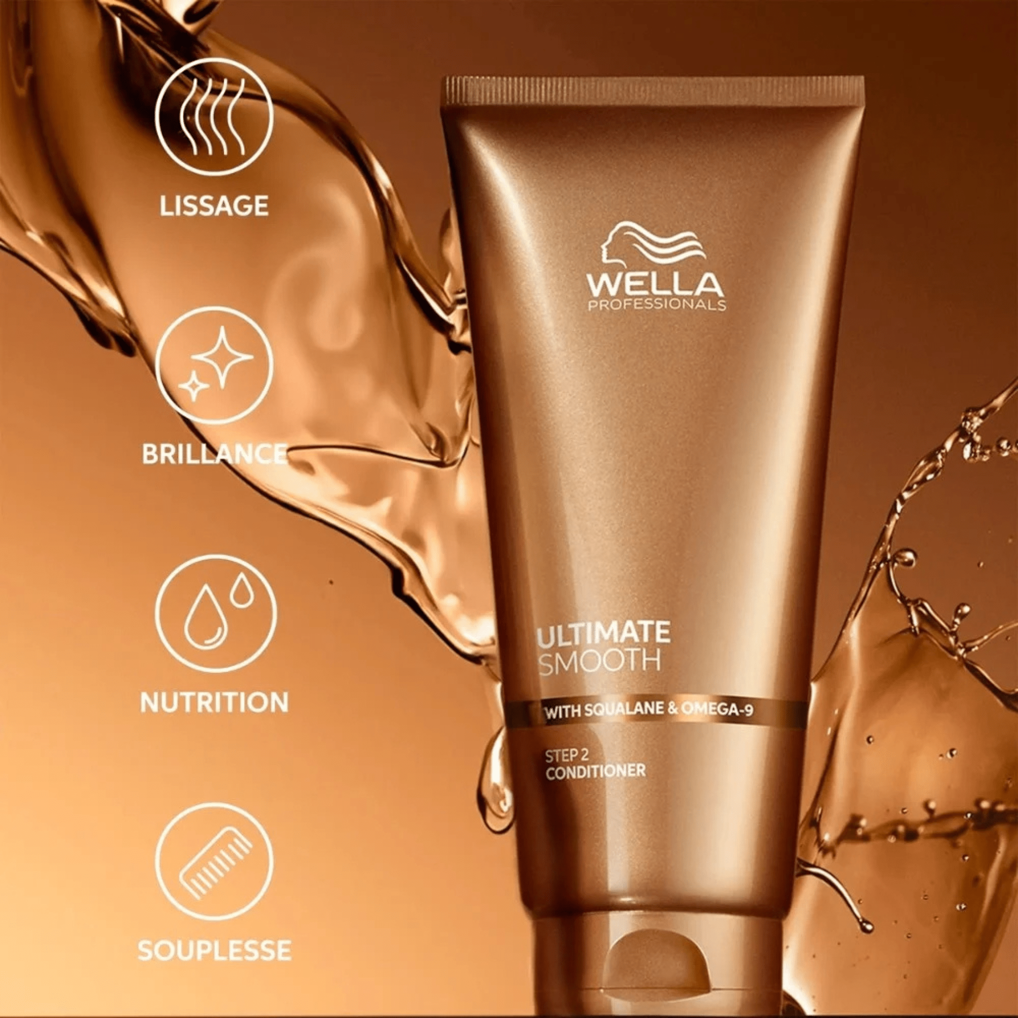 Wella. Revitalisant Ultimate Smooth - 200 ml - Concept C. Shop