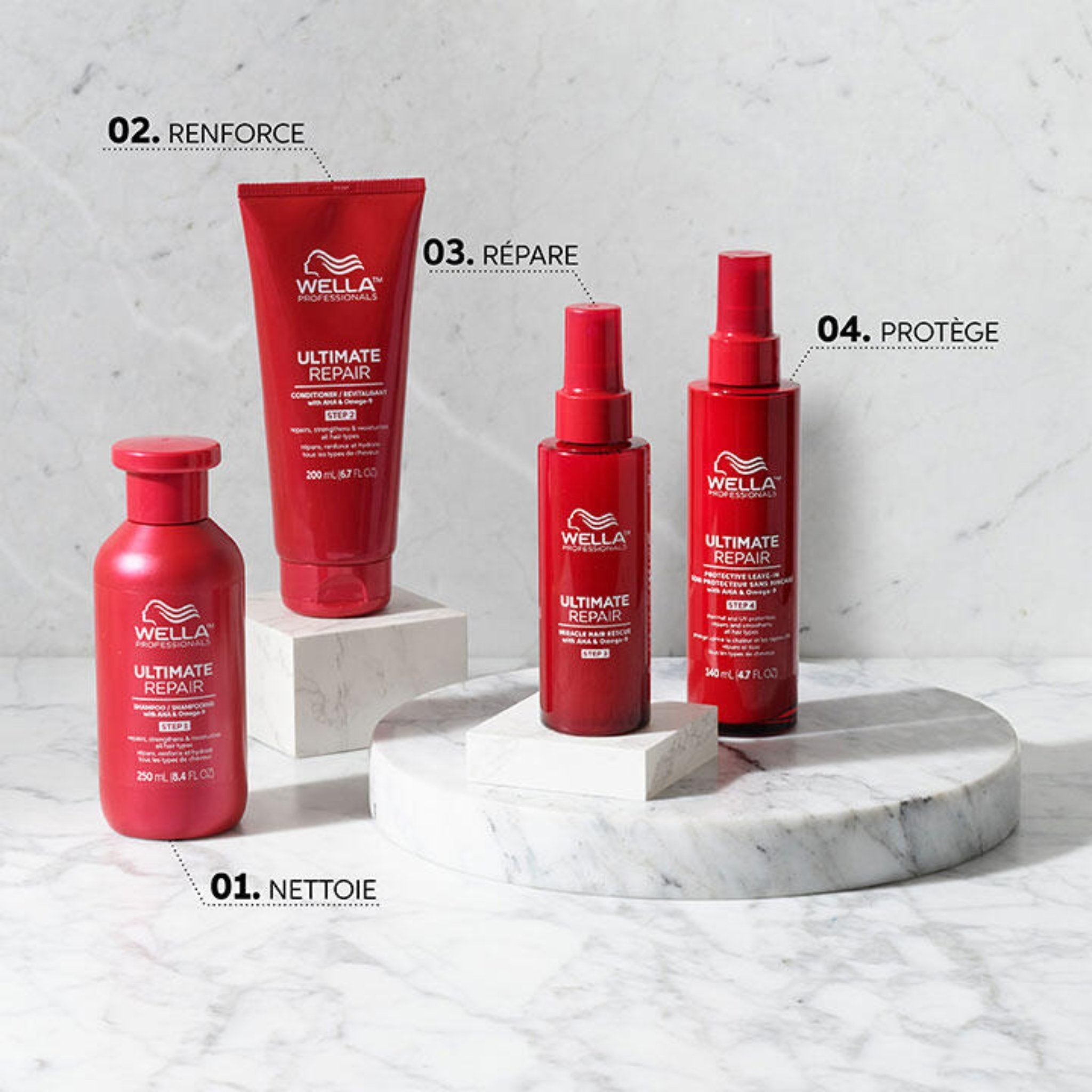 Wella. Shampoing Ultimate Repair - 1000 ml - Concept C. Shop