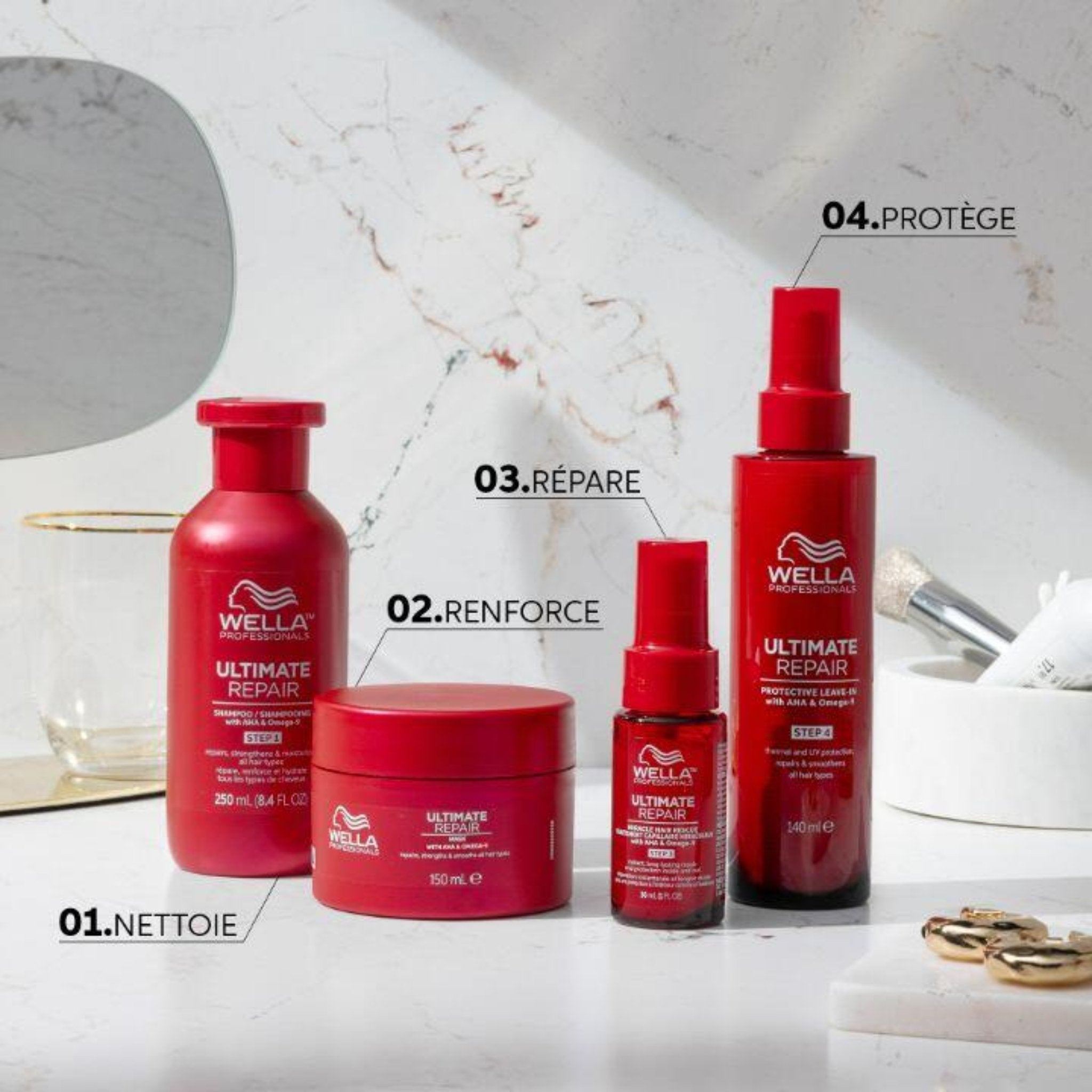 Wella. Shampoing Ultimate Repair - 1000 ml - Concept C. Shop