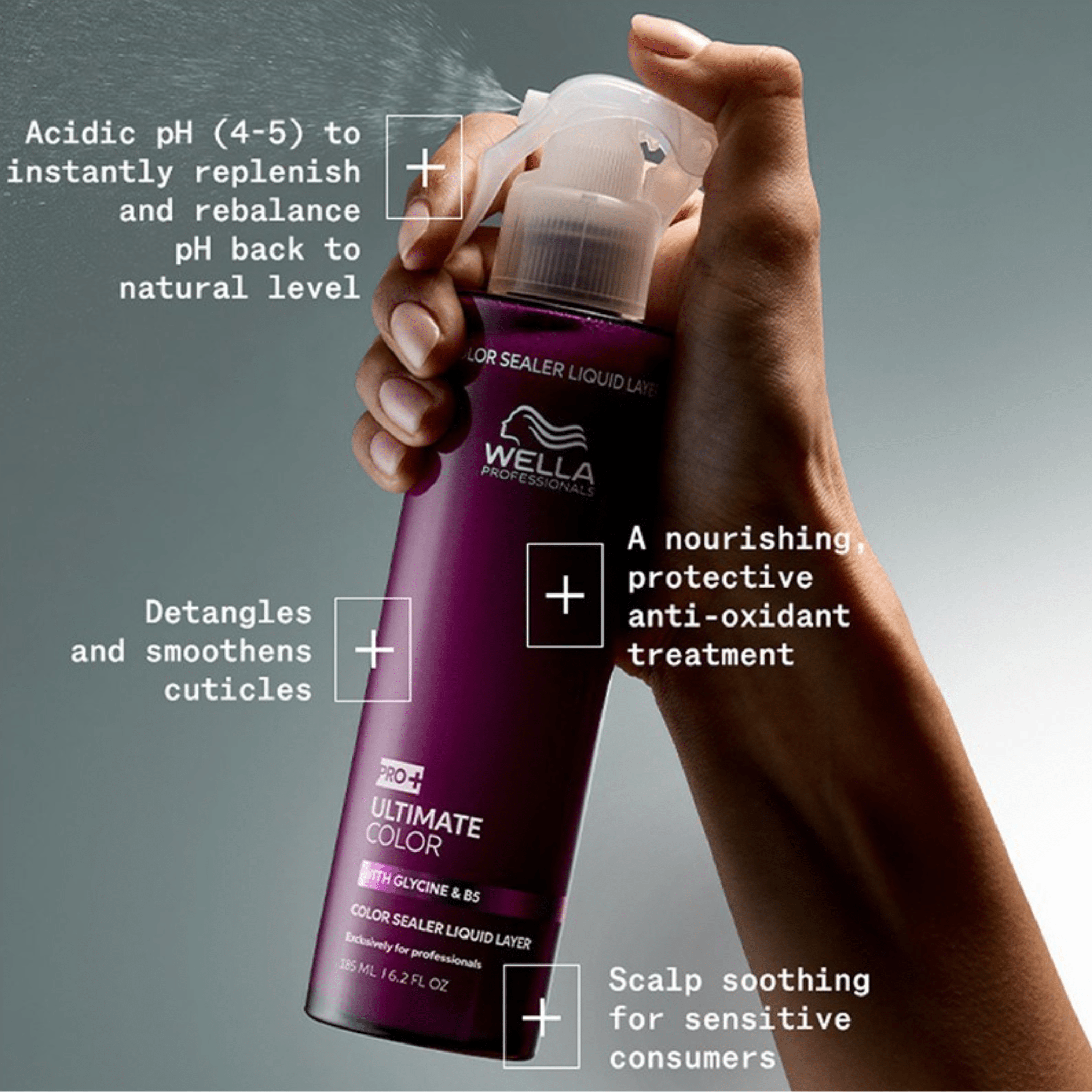 Wella. Soin Liquide Fixateur De Couleur Ultimate Color - 185 ml - Concept C. Shop