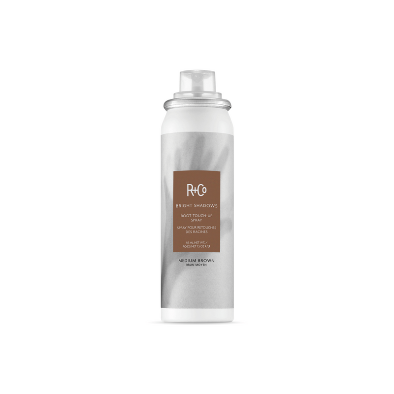 R+Co. Bright Shadows Spray Retouches Racines Brun Moyen - 59ml