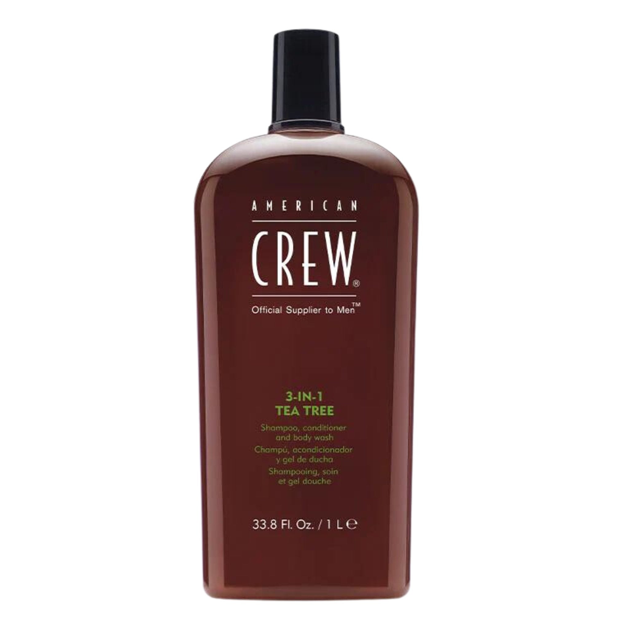 American Crew. Shampoing 3-en-1 Tea Tree - 1000 ml - Concept C. Shop