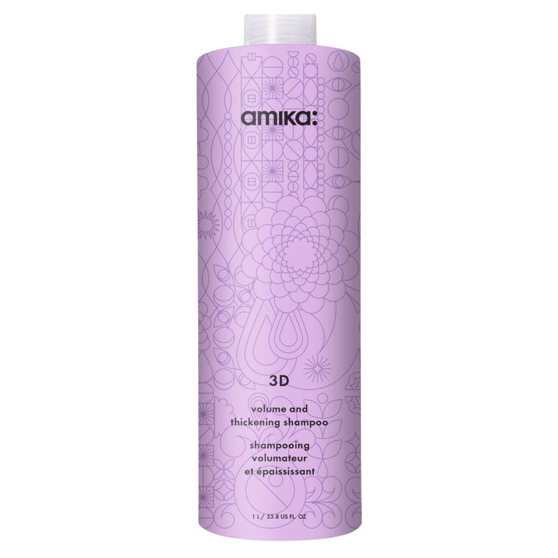 Amika. Shampoing Volumateur et Épaississant 3D - 1000ml - Concept C. Shop