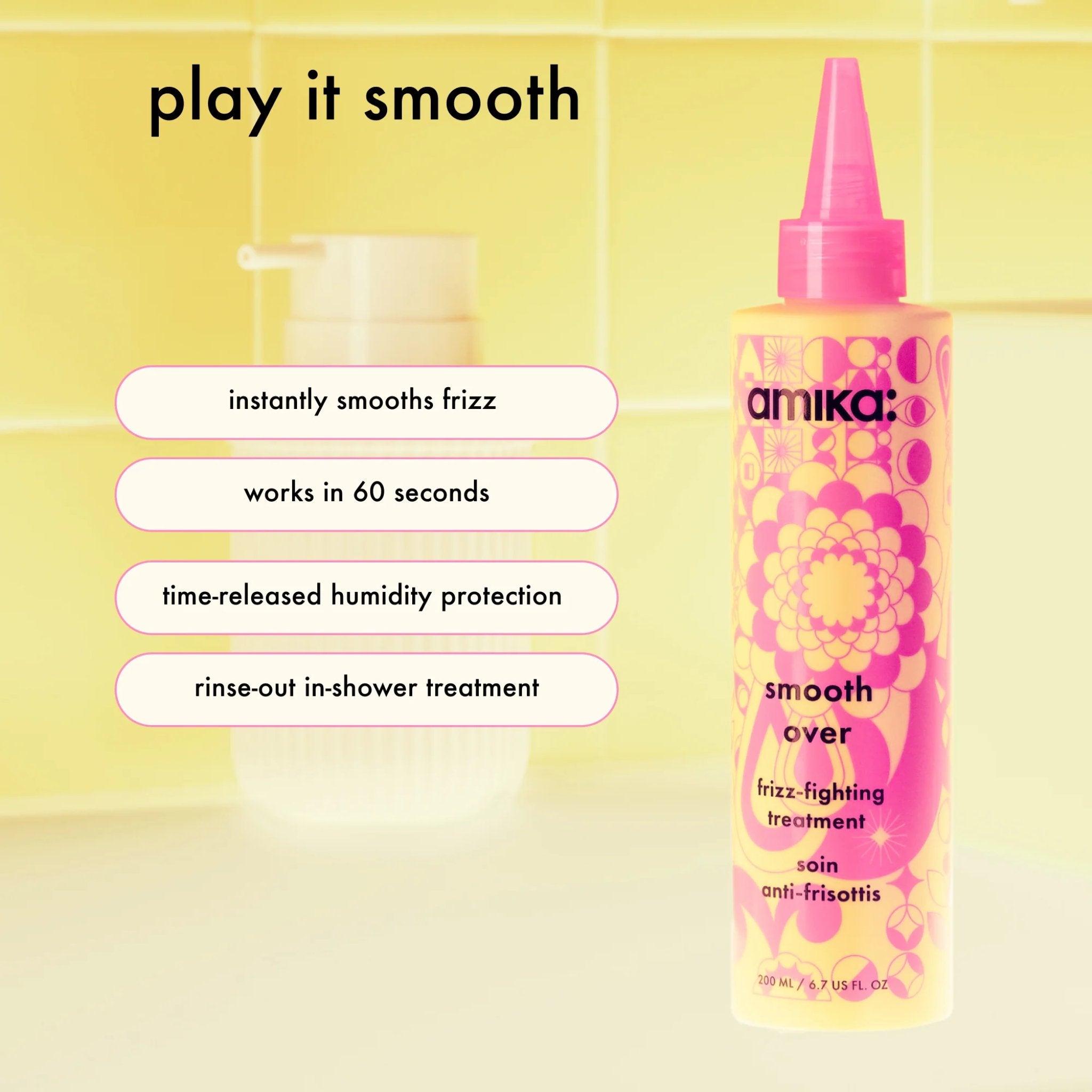 Amika. Smooth Over Traitement Anti-Frisottis - 200 ml - Concept C. Shop