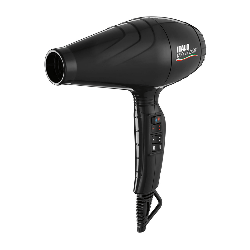 Babyliss Pro. Séchoir en Céramique Italo Luminoso - Noir - Concept C. Shop