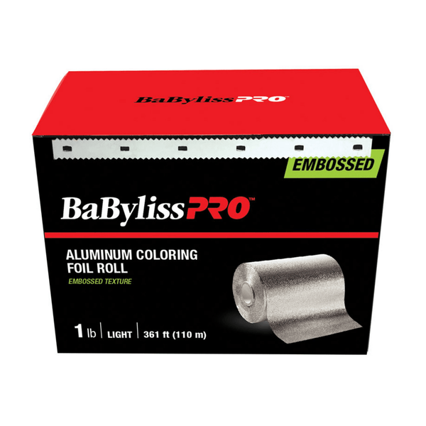 BaBylissPro. Rouleaux de papier d'aluminium embossé (gaufré) léger - 1lb