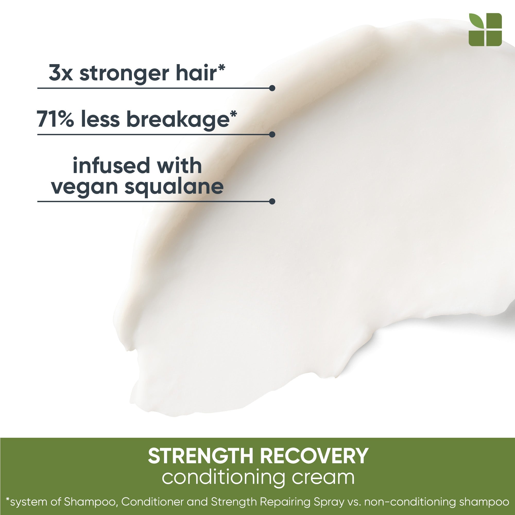 Biolage. Crème revitalisante Strenght Recovery - 1000 ml - Concept C. Shop
