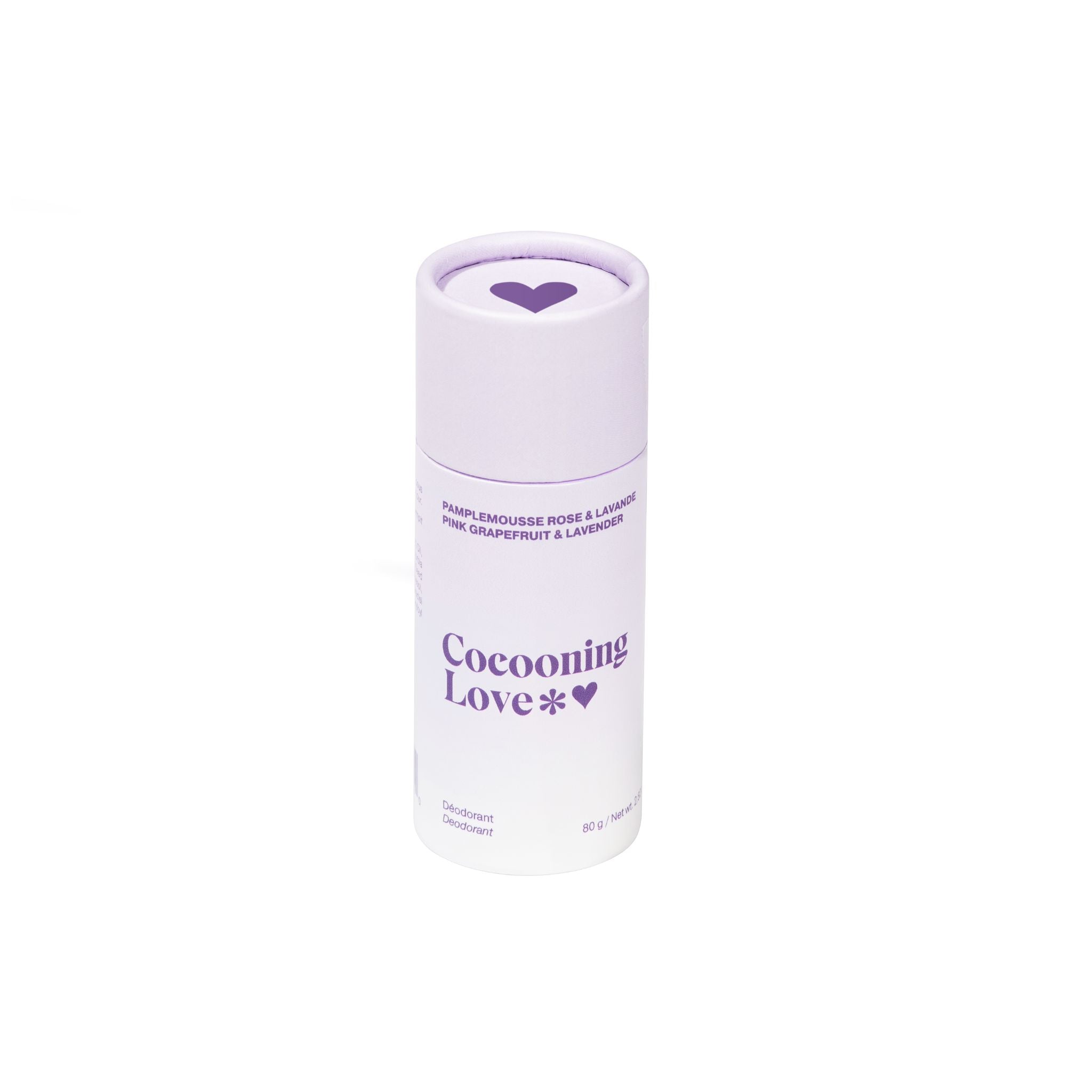 Cocooning Love. Deodorant Vegan Pamplemousse Rose et Lavande - 80 g - Concept C. Shop
