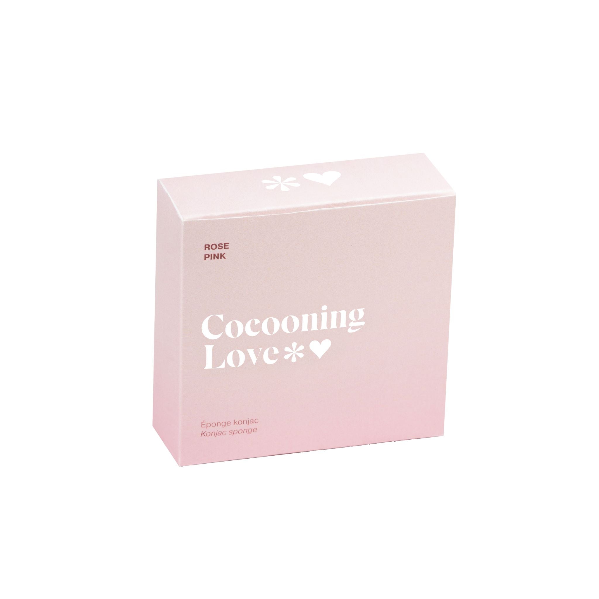 Cocooning Love. Éponge Konjac Rose - Peau Sensible et Réactive - Concept C. Shop