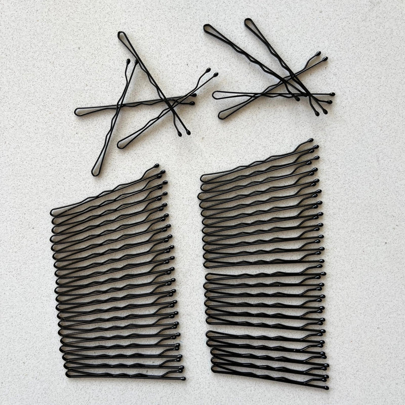 Concept C. Épingles à cheveux 50 pcs - Noir - Concept C. Shop