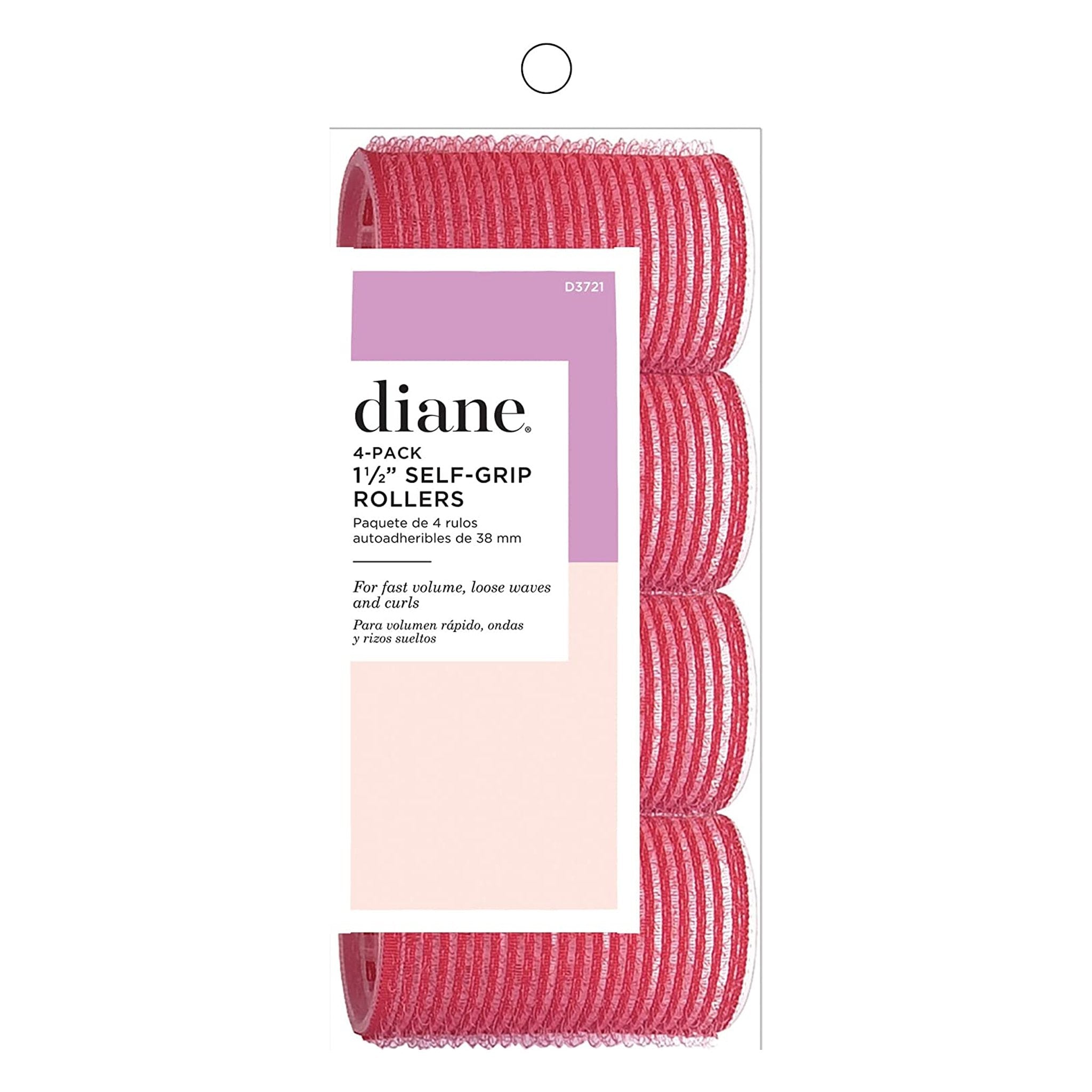 Diane. Rouleaux en Velcro Rouges 1 1/2" - Pqt. 4 - Concept C. Shop