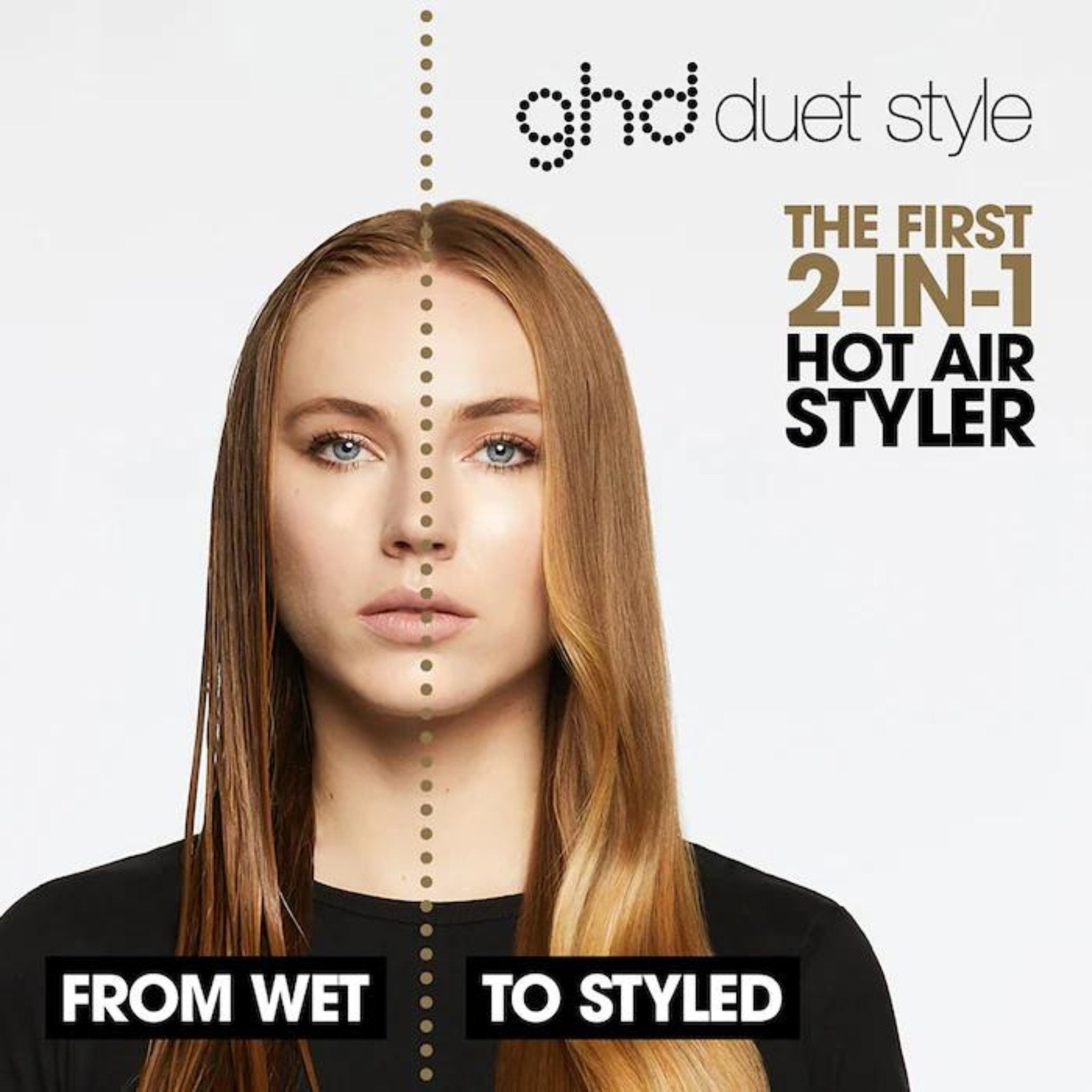 GHD. Outil coiffant 2-en-1 à air chaud Duet Style - Blanc - Concept C. Shop