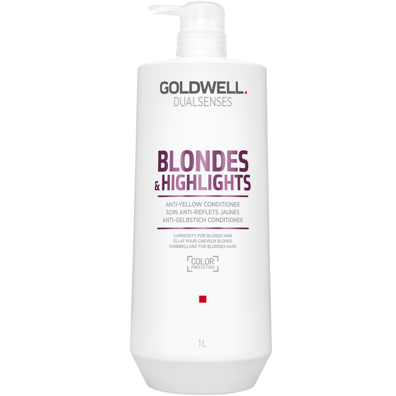 Goldwell. Dual Senses Blondes & Highlights Revitalisant Anti-Reflets Jaunes - 1000 ml - Concept C. Shop