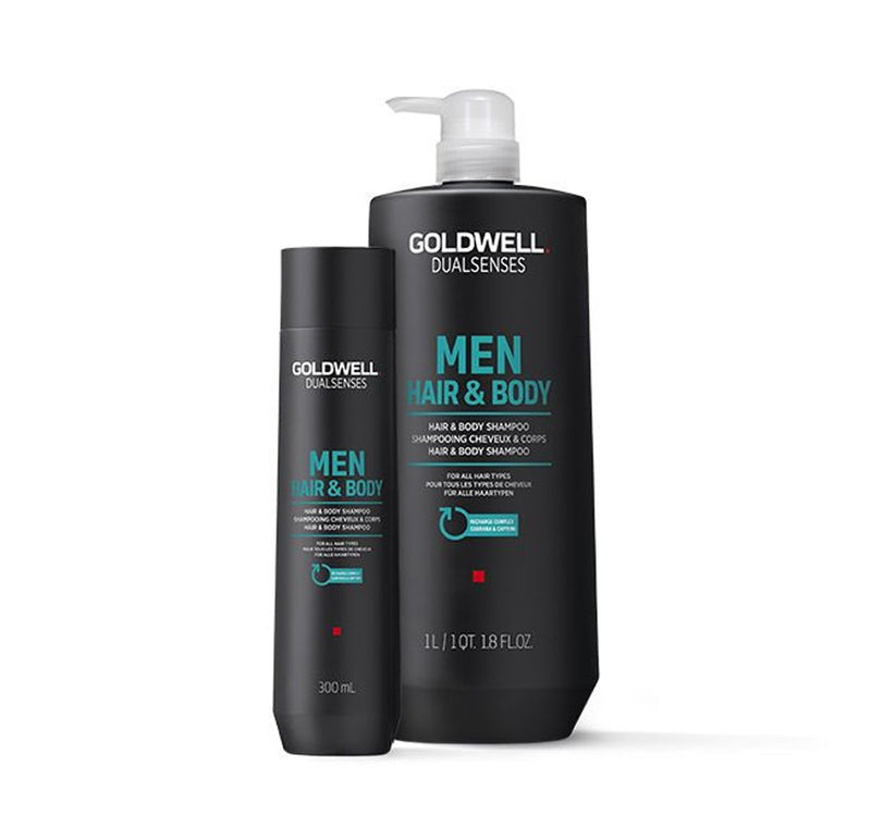 Goldwell. Dual Senses Men Shampoing Cheveux et Corps - 1000ml (en solde) - Concept C. Shop