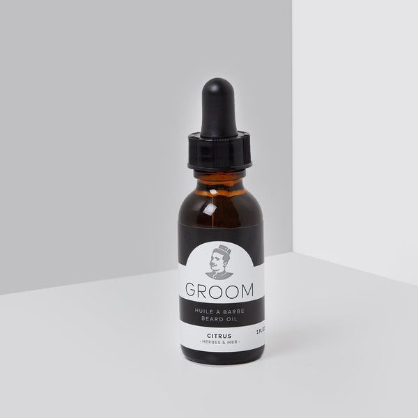 Groom. Huile à barbe Citrus - 30ml - Concept C. Shop