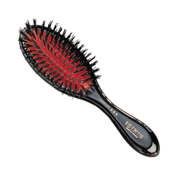 Isinis. Oval Pad Brush with boar bristles small