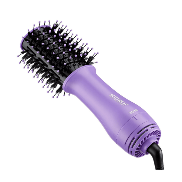 Izutech. Brosse Séchoir Volumisante 2-en-1 TORO - Iris Violet - Concept C. Shop