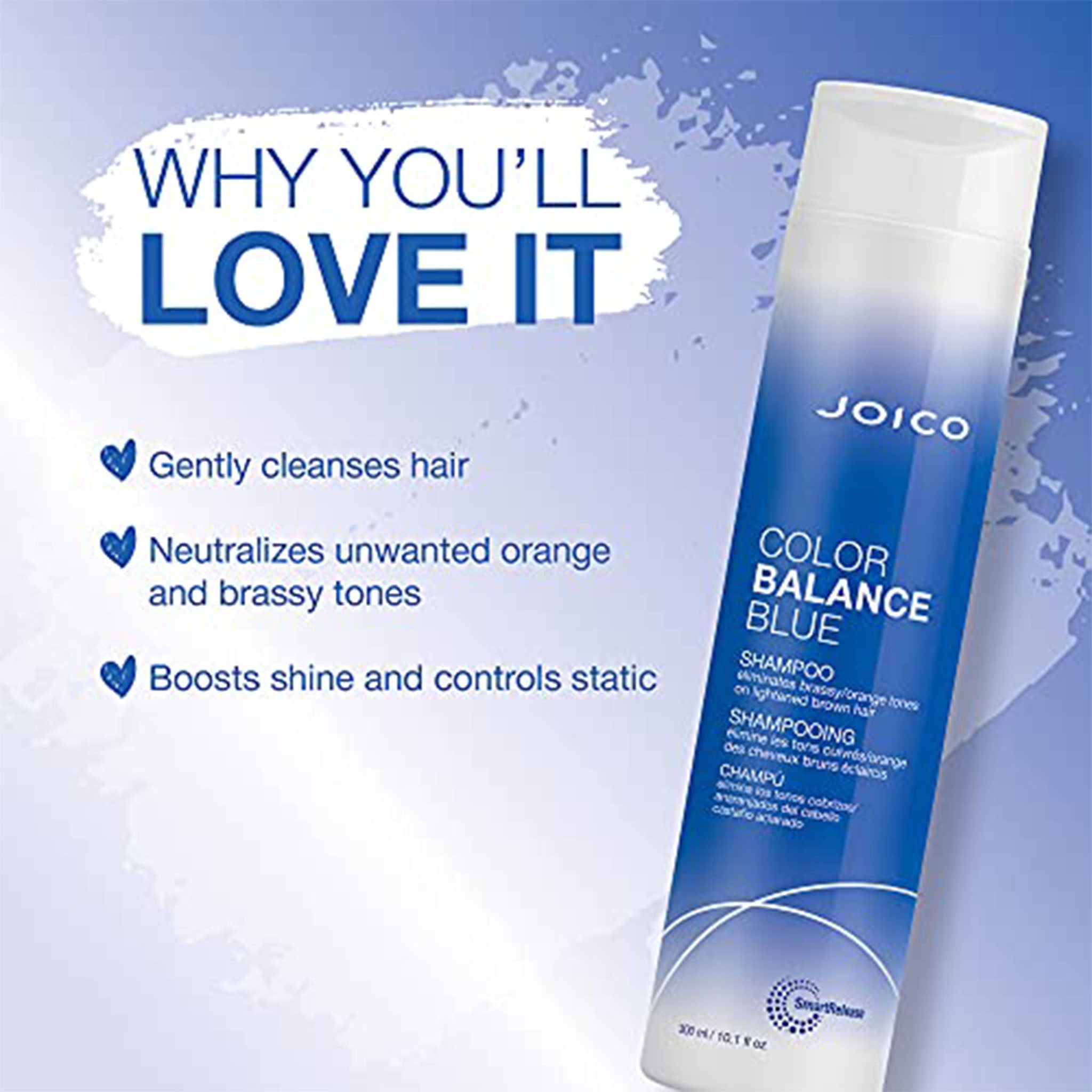 Joico. Shampoing Bleu Color Balance Blue - 1000 ml - Concept C. Shop
