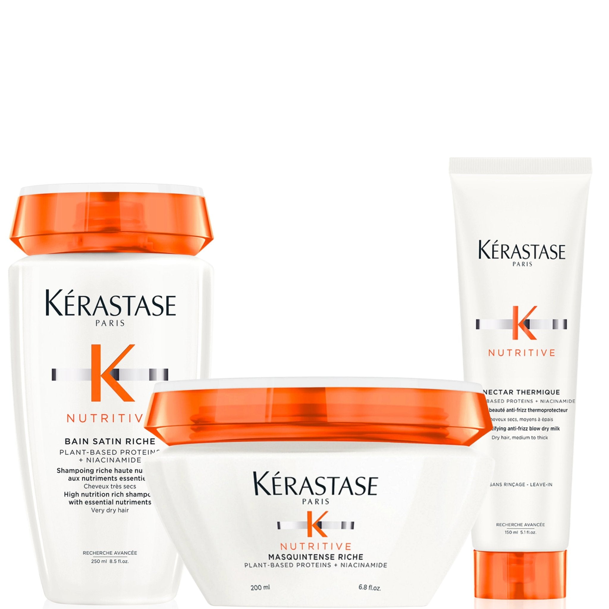 Kérastase. Nutritive Routine Hydratation Intense pour Cheveux Moyens à Épais - Concept C. Shop