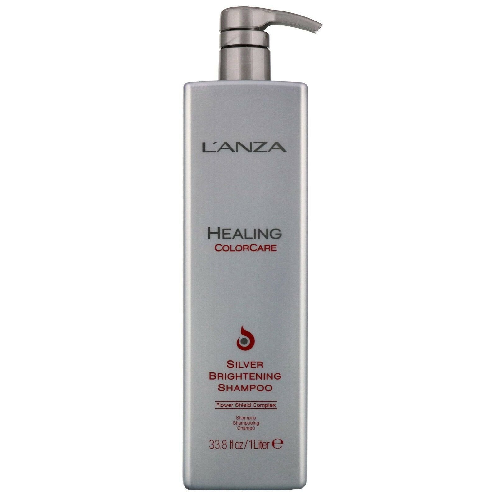 L'Anza. Healing Color Care Shampoing Silver Brightening - 1000 ml - Concept C. Shop