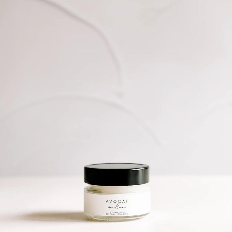 Marée. Chandelle de Soya Avocat et Melon - 106ml / 25h - Concept C. Shop