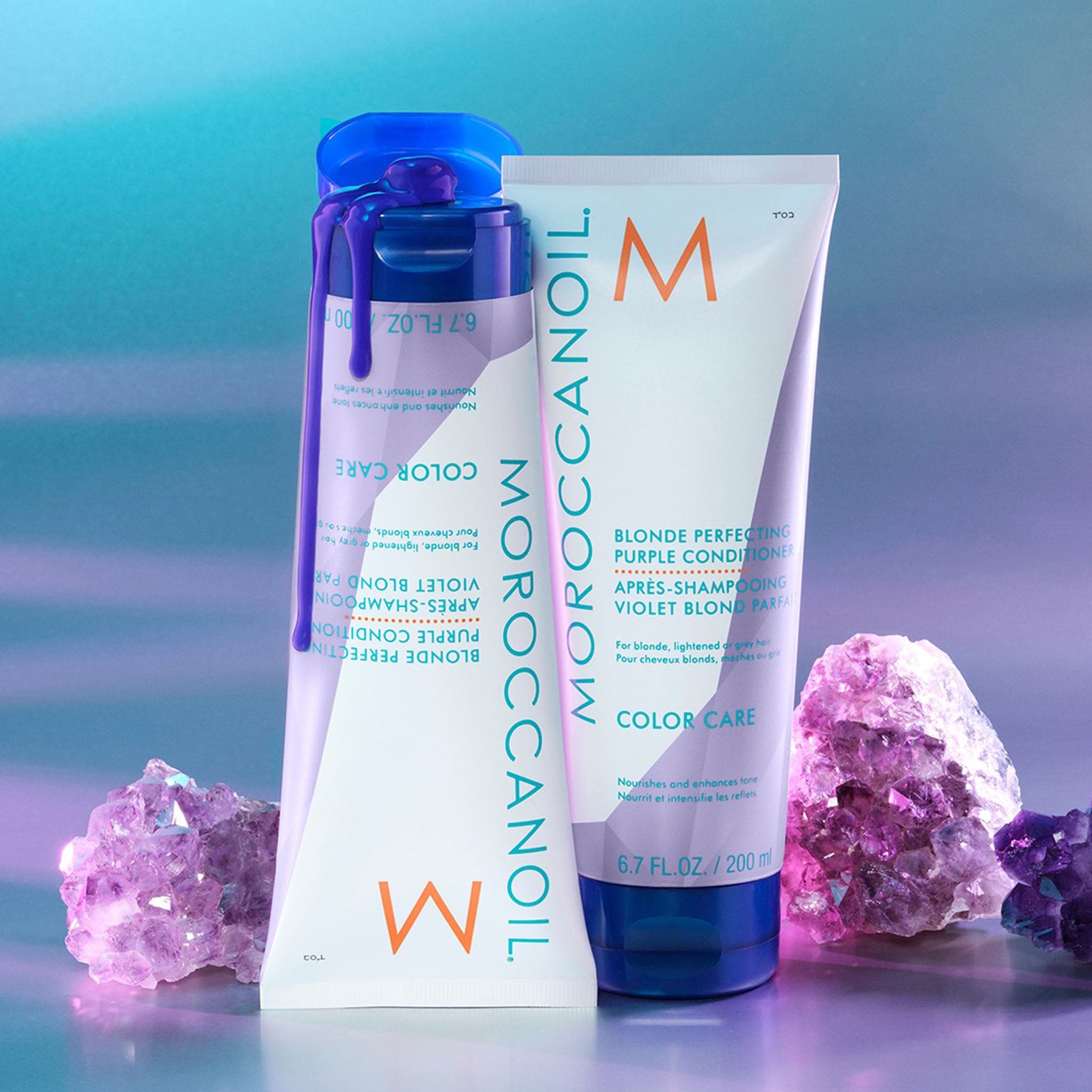 Moroccanoil. Shampoing Violet Blond Parfait Color Care - 200 ml - Concept C. Shop