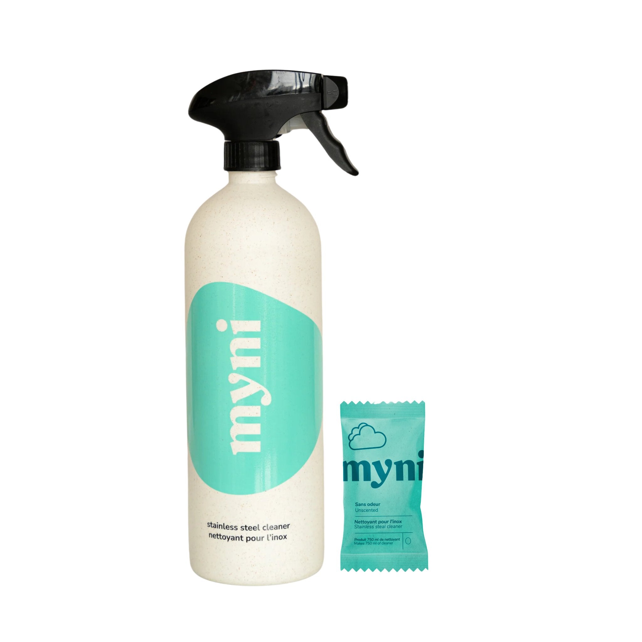 Myni. Ensemble de Départ Nettoyant pour L'Inox - Sans Fragrance - Concept C. Shop
