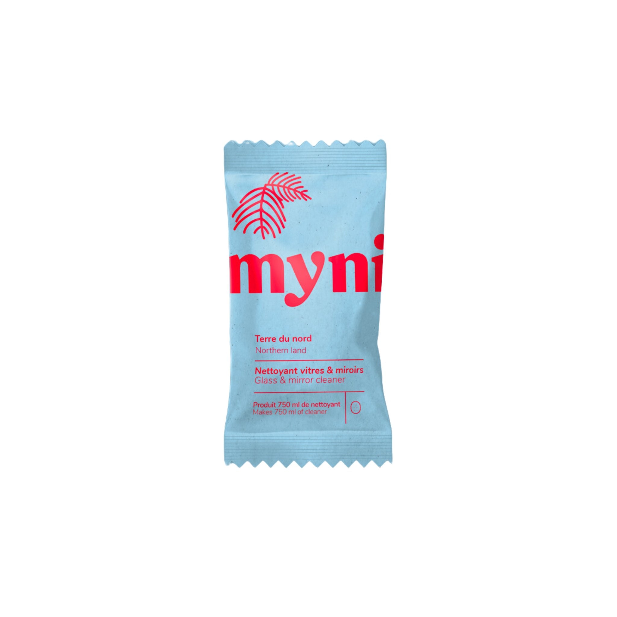 Myni. Recharge Nettoyant Vitres et Miroirs - Terre Du Nord - Concept C. Shop