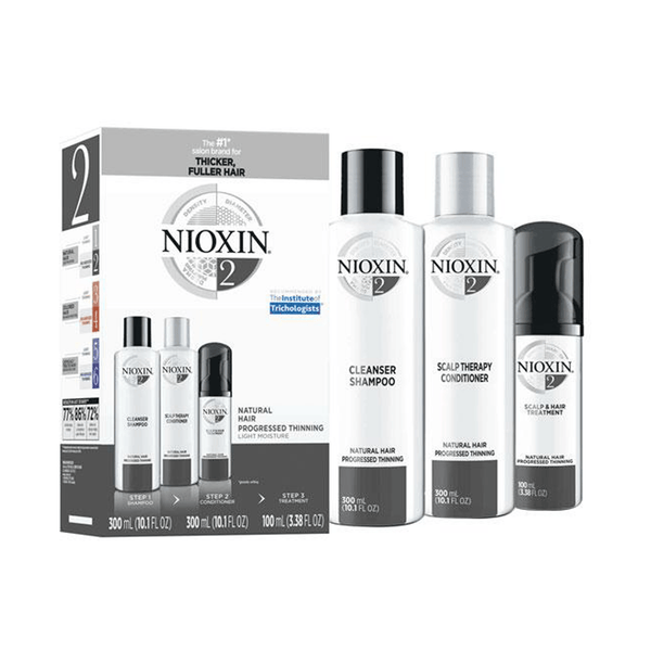 Nioxin. 2 Ensemble Kit Système inclus shampoing 300 ml, revitalisant 300 ml et soin 100 ml (en solde) - Concept C. Shop