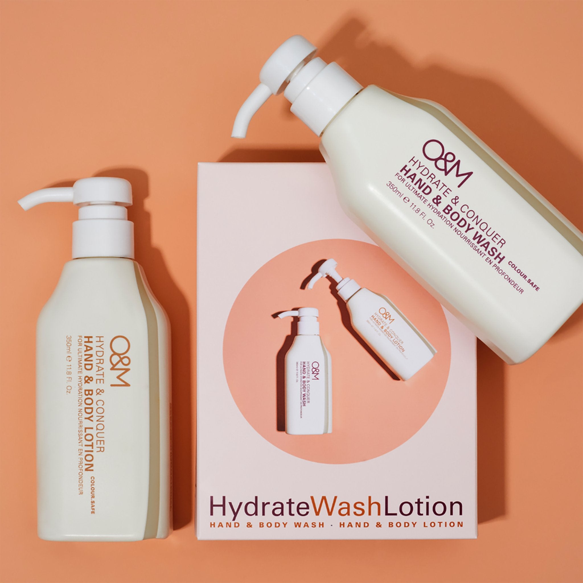 O&M. Lotion Mains et Corps Hydrate and Conquer - 350 ml - Concept C. Shop
