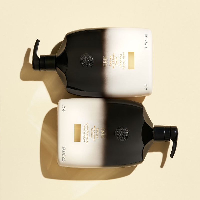 Oribe. Après-Shampoing Ravive et Répare Gold Lust - 1000 ml - Concept C. Shop