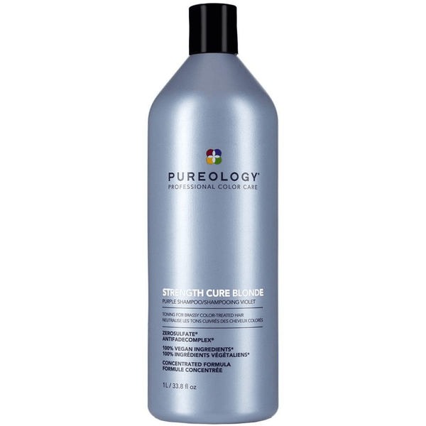 Pureology. Shampoing Violet Strength Cure Blonde - 1000 ml - Concept C. Shop