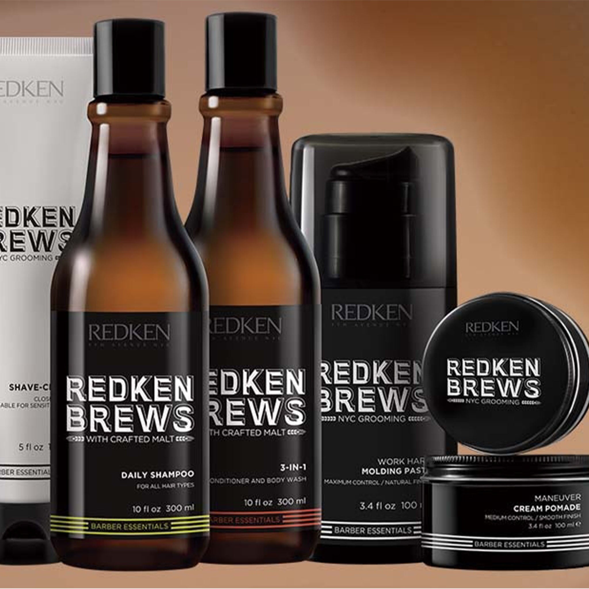 Redken Brews. 3-en-1 Shampoing. Revitalisant et Nettoyant - 1000ml - Concept C. Shop