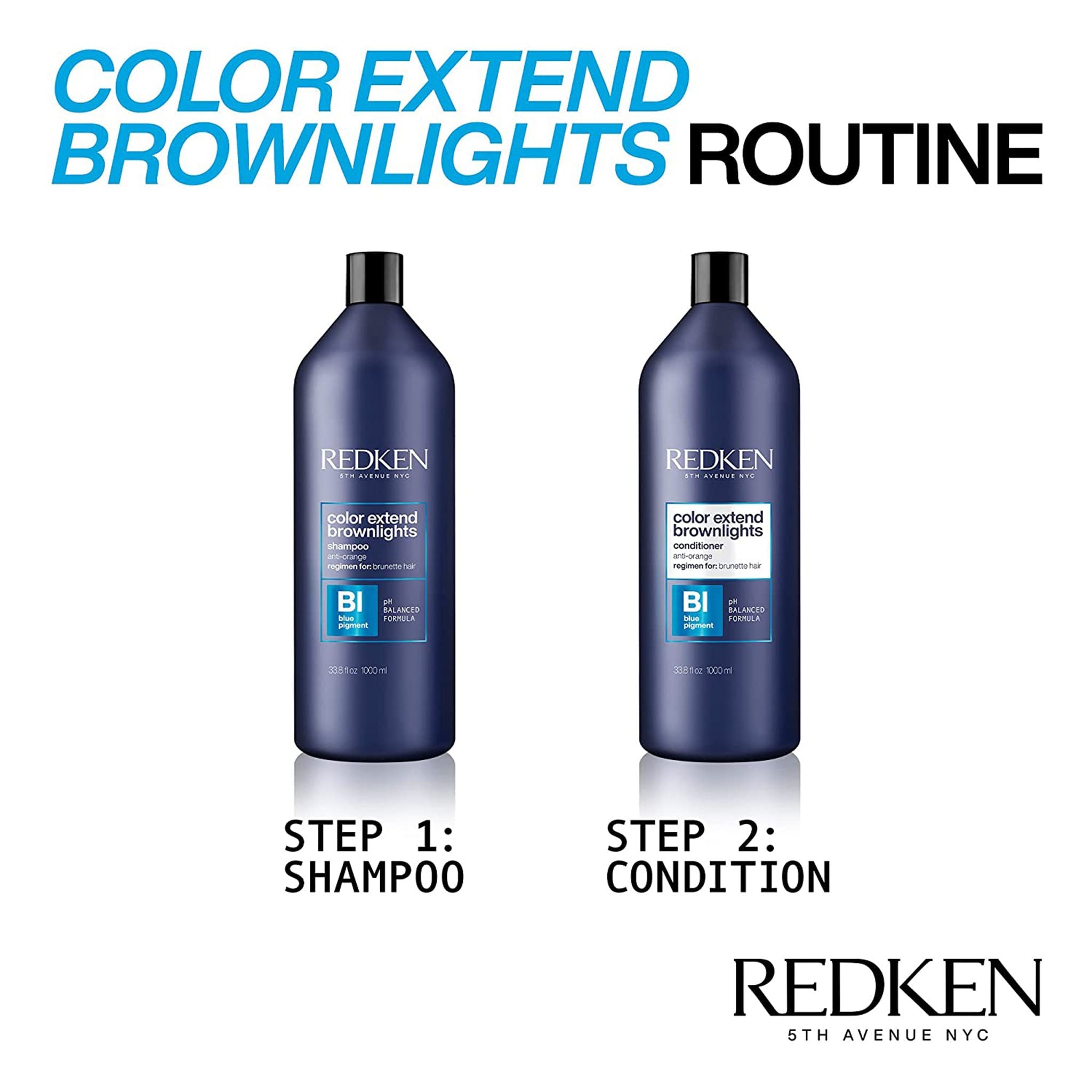 Redken. Revitalisant Color Extend Brownlights - 1000ml - Concept C. Shop