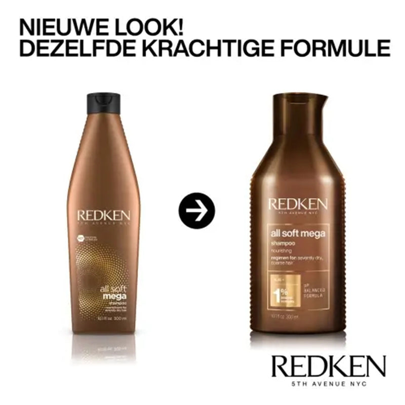 Redken. Shampoing All Soft Mega - 300ml - Concept C. Shop
