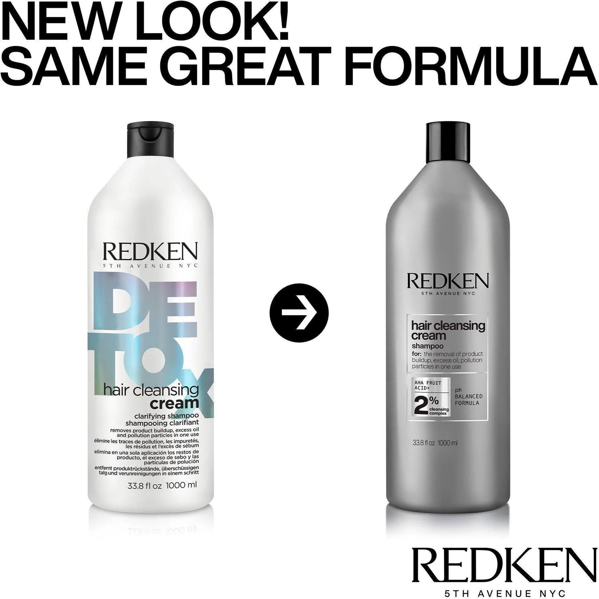 Redken. Shampoing Clarifiant Hair Cleansing Cream - 1000ml - Concept C. Shop
