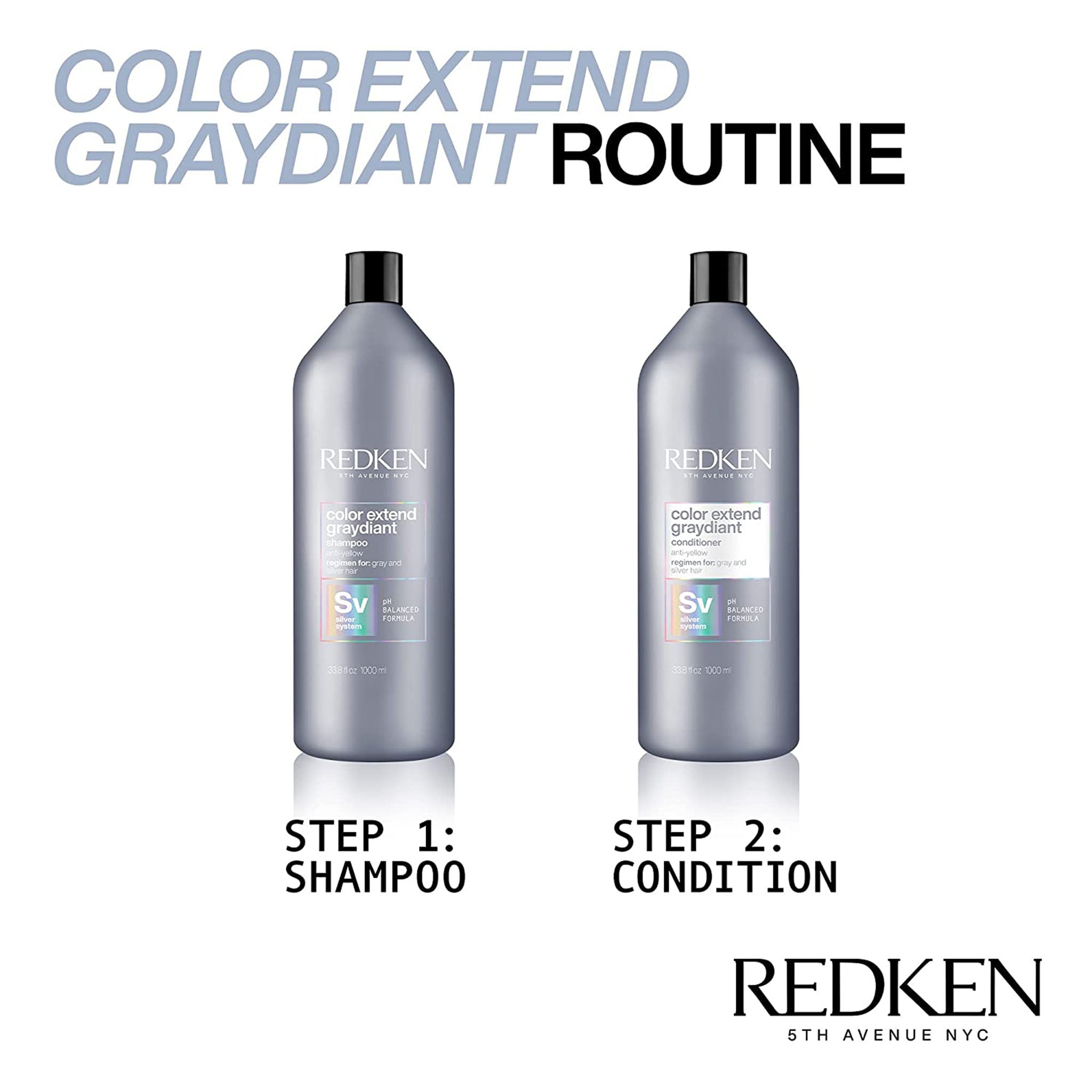 Redken. Shampoing Color Extend Graydiant - 1000ml - Concept C. Shop