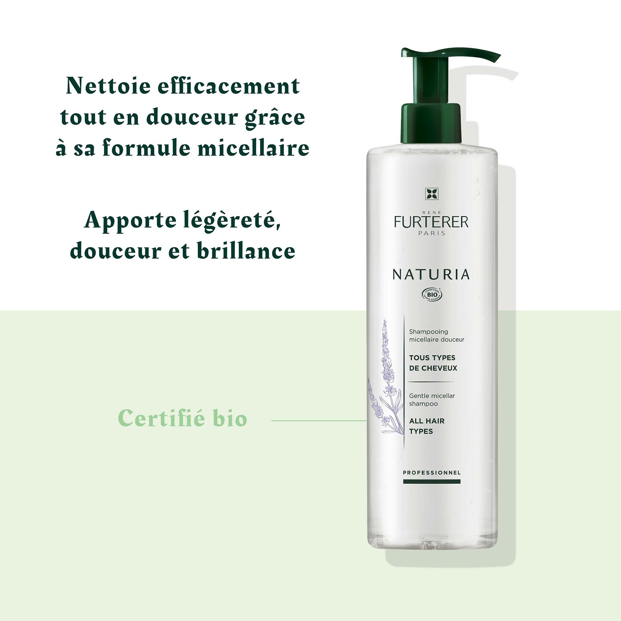 René Furterer. Naturia Shampoing - 600 ml - Concept C. Shop