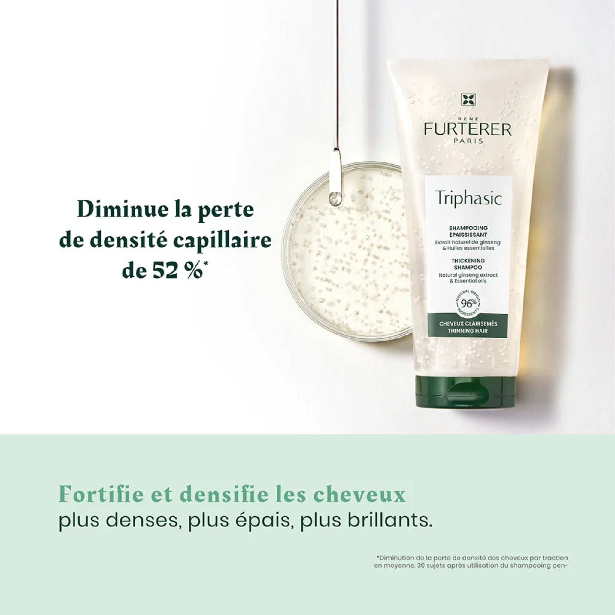 René Furterer. Triphasic Shampoing Épaississant aux Huiles Essentielles - 200 ml - Concept C. Shop