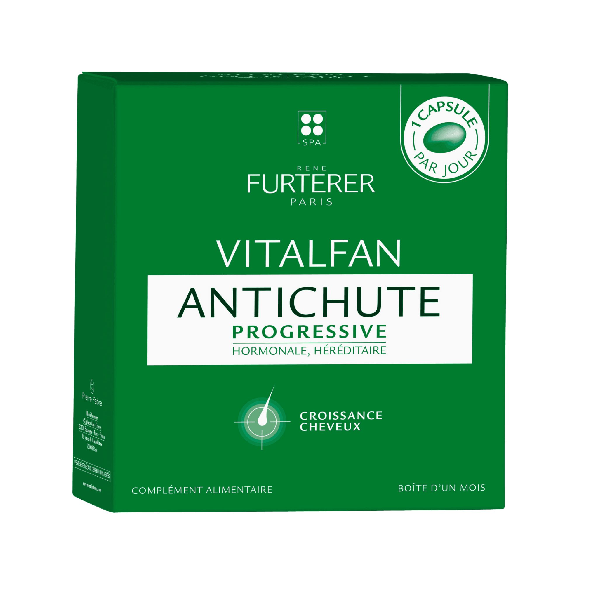 René Furterer. Vitalfan Complément Alimentaire Antichute Progressive - 30 capsules - Concept C. Shop