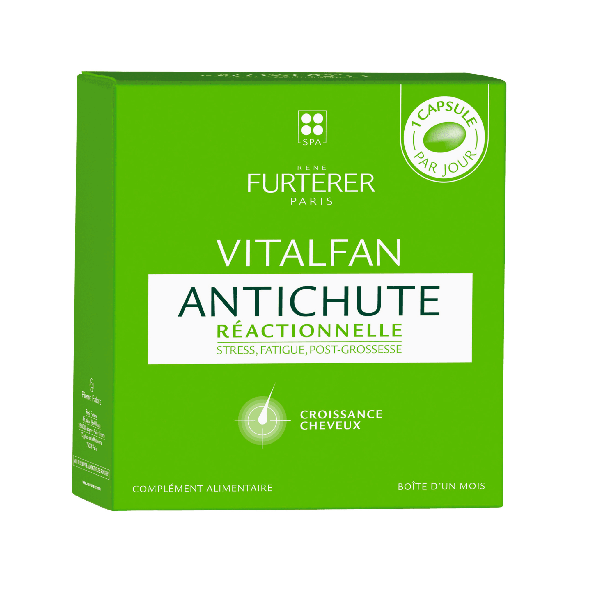 René Furterer. Vitalfan Complément Alimentaire Antichute Réactionnelle - 30 capsules - Concept C. Shop