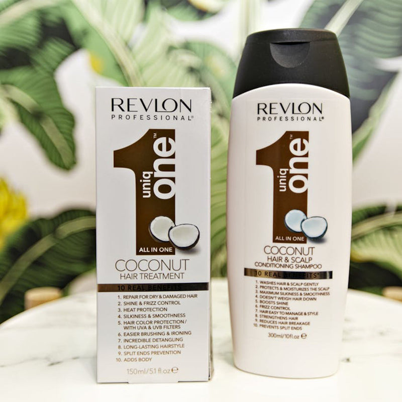 Revlon. Uniq One Shampoing/Revitalisant Coconut - 300ml - Concept C. Shop