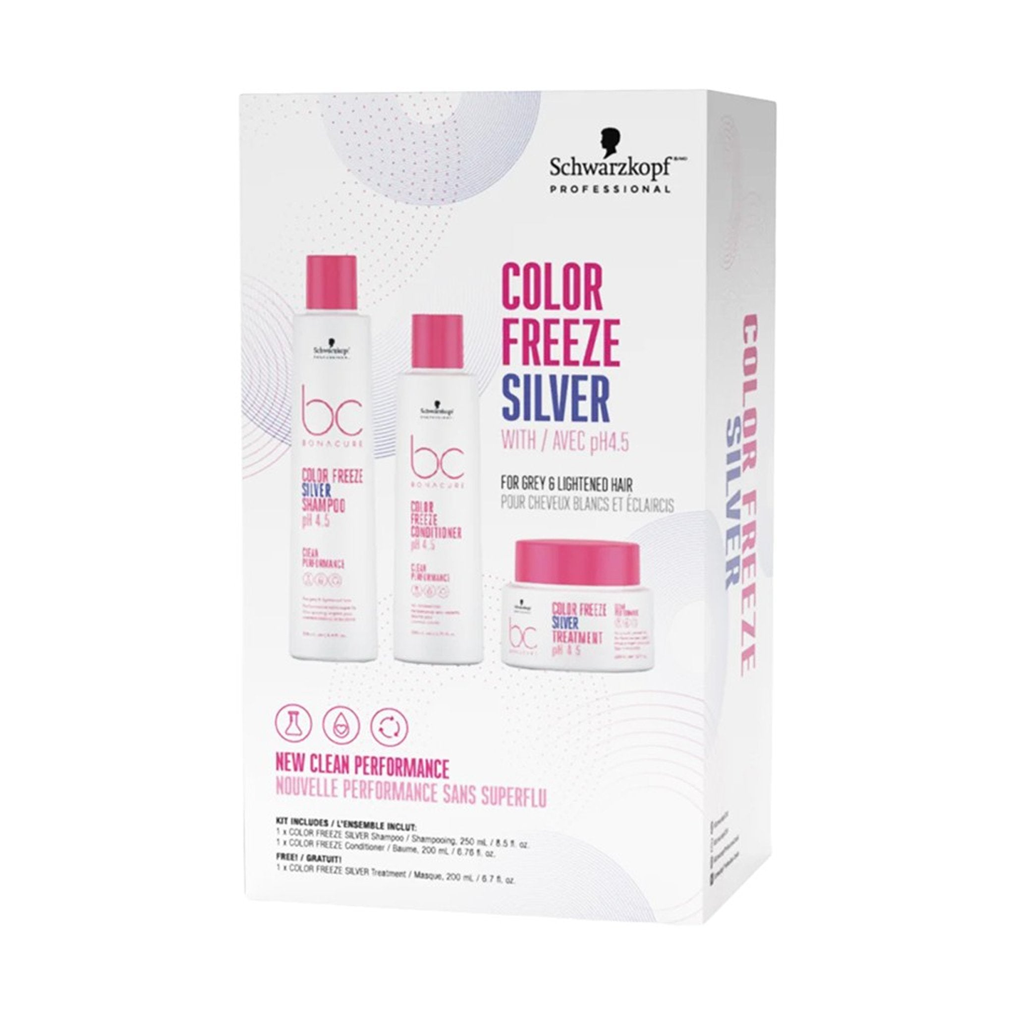 Schwarzkopf. Shampoing Bonacure Color Freeze Argent - 250ml - Concept C. Shop
