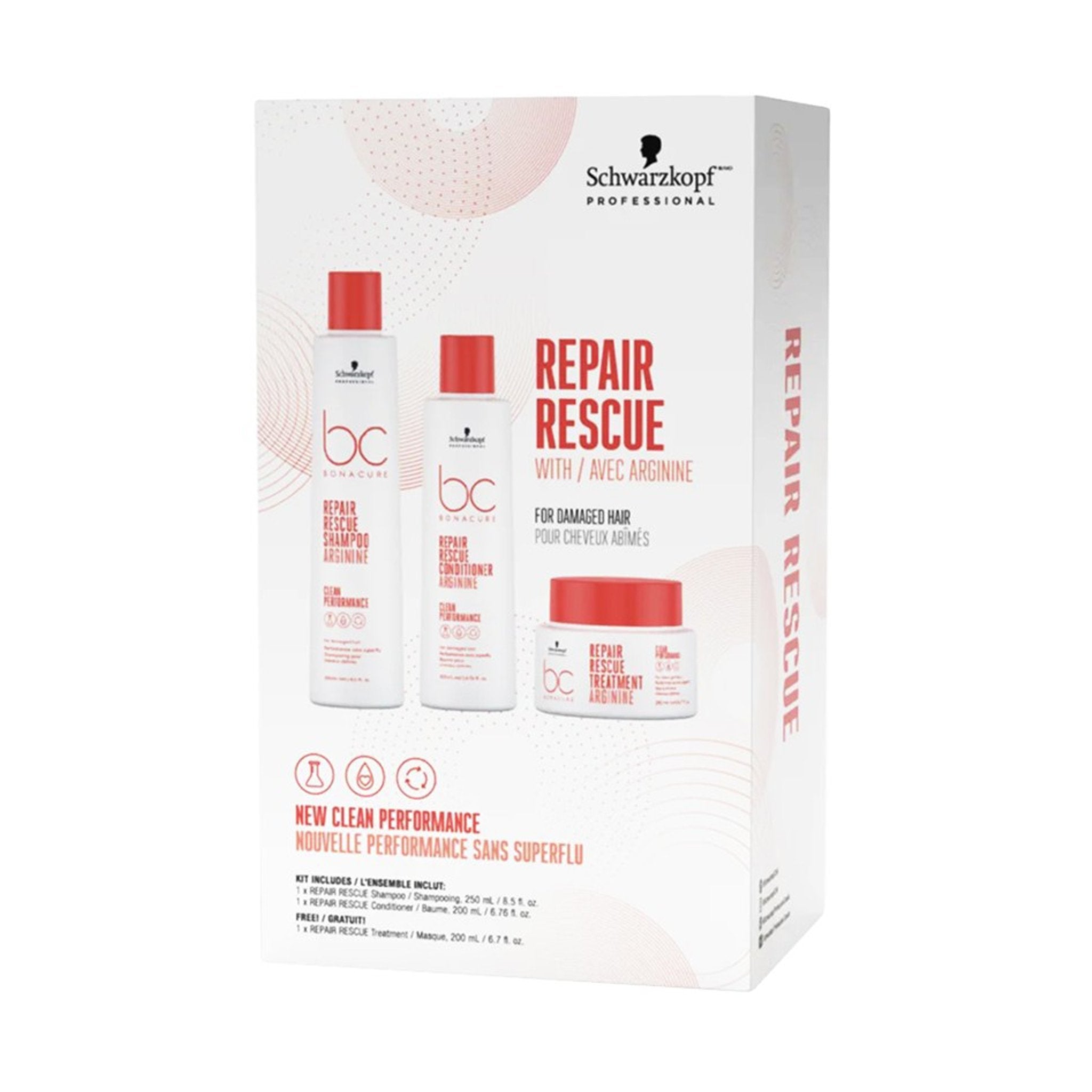 Schwarzkopf. Shampoing Bonacure Repair Rescue - 1000ml - Concept C. Shop