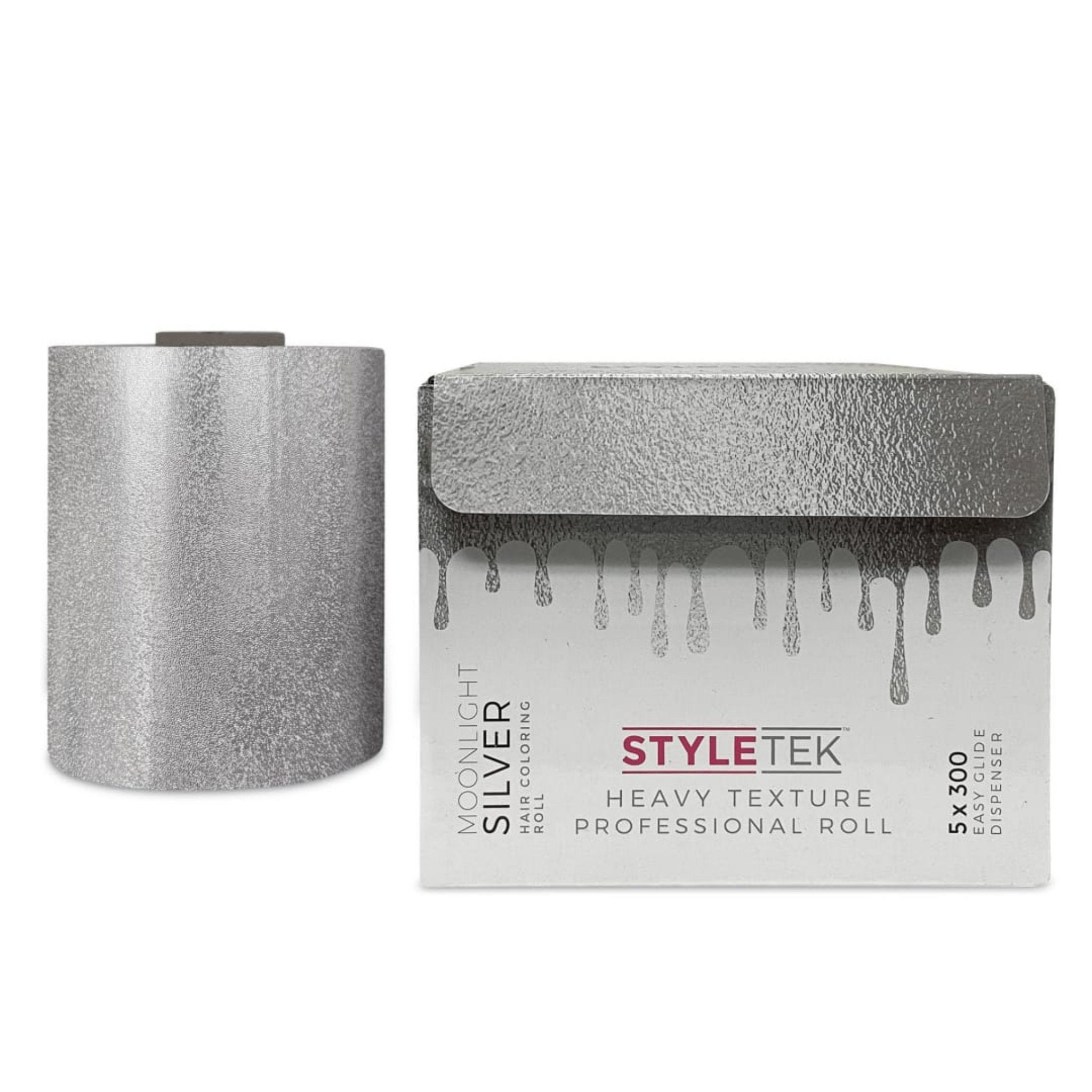 StyleTek. Rouleau de Papier d'Aluminium Texturé Moonlight Silver - 5 lbs. - Concept C. Shop