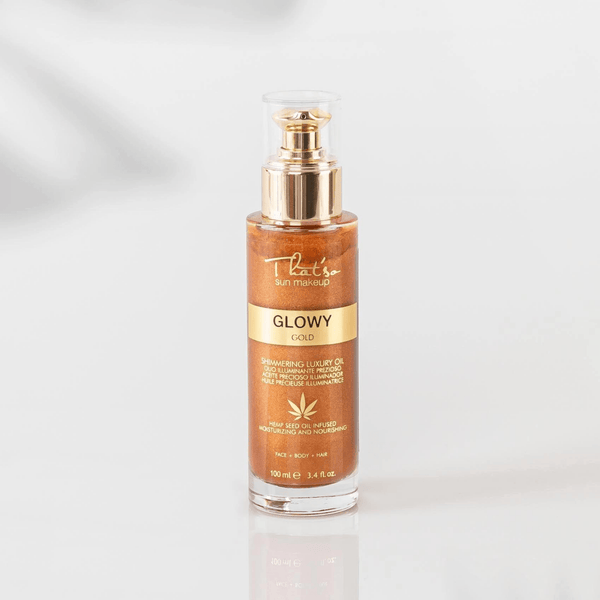 That'so. Huile Sèche Illuminatrice Glowy Gold - 100 ml - Concept C. Shop