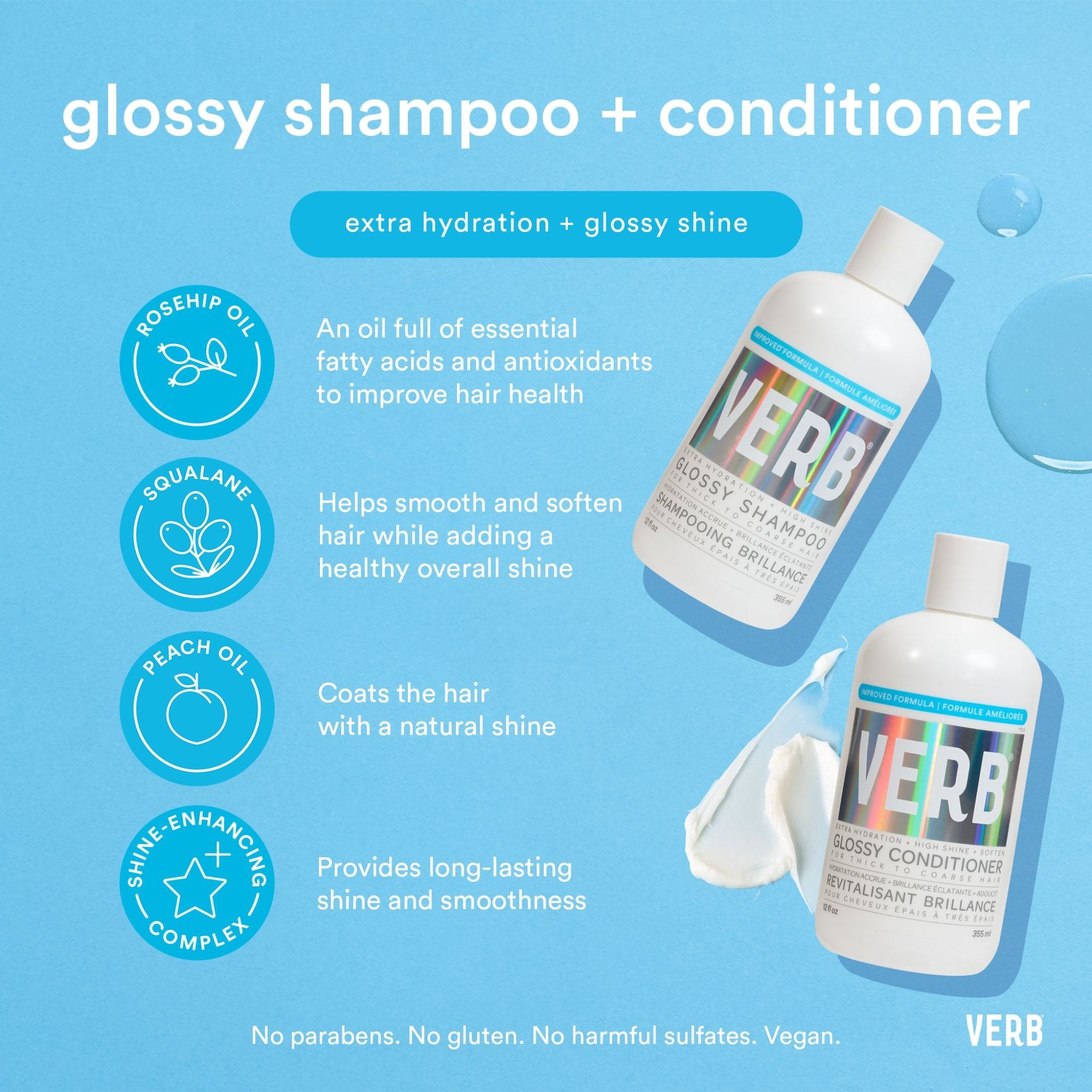 Verb. Shampoing Glossy - 946 ml - Concept C. Shop